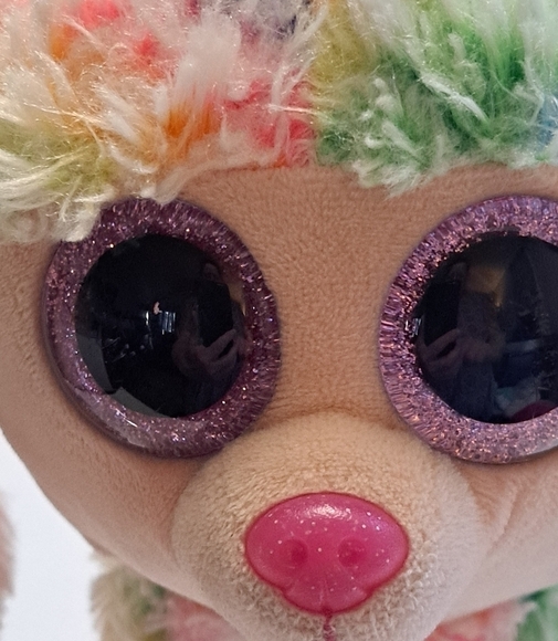 TY Husky Dog Unicorn Helena & Multi Colored  Puppy Dog Rainbow - Picture 7 of 9